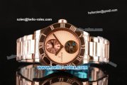 Corum Romvlvs Two Time Zone Automatic Full Rose Gold with Pink Dial