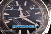 Omega Seamaster Planet Ocean Swiss ETA 2824 Automatic Steel Case with White Stick Markers and Black Dial (EF)