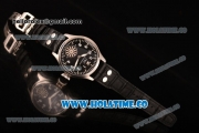IWC Big Pilot's "Markus Buhler" Swiss ETA 6497 Manual Winding Steel Case with Black Dial and White Arabic Numeral Markers
