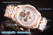 Breitling for Bentley Automatic Tourbillon Full Rose Gold and White Dial