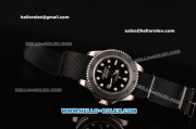 Rolex Submariner Stealth MK III Swiss ETA 2836 Automatic Steel Case with Black Nylon Strap and Steel/Ceramic Bezel - 2013 New