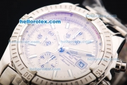 Breitling Chronomat Evolution Chronograph Swiss Valjoux 7750 Automatic Movement Cream Dial with Stick Markers