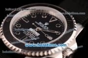 Rolex Submariner Stealth Swiss ETA 2836 Automatic Steel Case with Black Dial and Black Nylon Strap