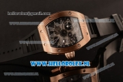 Richard Mille RM 018 Tourbillon Hommage a Boucheron Rose Gold Case with 9015 Auto Skeleton Dial and Black Rubber Strap