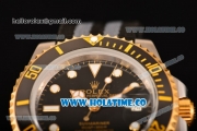 Rolex Submariner Asia Automatic Steel Case with White Dot Markers and Black Dial - Nylon Strap