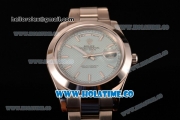 Rolex Day-Date II Asia 2813 Automatic Full Steel with Blue Dial and White Stick Markers