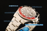 Rolex GMT-Master II Rolex 3186 Automatic Movement Steel Case with Black Dial and Ceramic Bezel