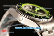 Rolex Sea-Dweller Deepsea Asia 2813 Automatic Steel Case/Strap with Black Dial and Green Diver Index