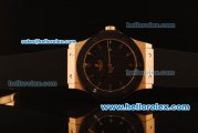 Hublot Classic Fusion Automatic Rose Gold Case with PVD Bezel and Black Carbon Fiber Dial - ETA Coating