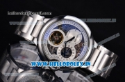 Cartier Ballon Bleu De Tourbillon 42mm Asia Atuomatic Steel Case with Skeleton Dial and Roman Numeral Markers