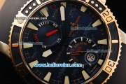 Ulysse Nardin Marine Hammerhead Shark Limited Edition Automatic Movement Steel Case with Blue Dial and Black Rubber Strap