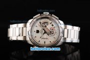 Tag Heuer Carrera Calibre 36 Swiss Valjoux 7750 Automatic Movement Full Steel with Silver Stick Markers and White Dial Tag Heuer Carrera Calibre 36 Swiss Valjoux 7750 Automatic Movement Full Steel with Silver Stick Markers and White Dial