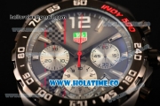 Tag Heuer Formula 1 Miyota OS20 Quartz PVD Case with Grey Dial and White Stick Markers