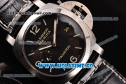 Panerai Luminor Marina 1950 3 Days PAM 312 Clone P.9000 Automatic Steel Case with Stick/Arabic Numeral Markers and Black Dial (ZF)