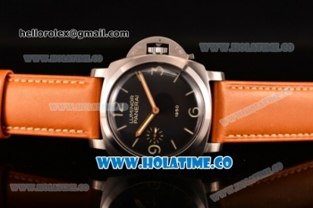 Panerai Luminor 1950 PAM127 E Swiss ETA 6497 Manual Winding Steel Case with Black Dial and Stick/Arabic Numeral Markers (ZF)