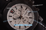 Breitling Colt Chronograph II Chronograph Miyota Quartz PVD Case with White Dial