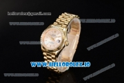 Rolex Datejust Swiss ETA 2671 Automatic Yellow Gold Case with Sliver Dial Stick Markers and Yellow Gold Bracelet (BP)