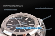 Audemars Piguet Royal Oak Best Edition Citizen 9015 Automatic Full Steel with Stick Markers and Black Dial (Z)