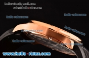 IWC Portuguese Vintage Asia 6497 Manual Winding Rose Gold Case with White Dial and Arabic Numeral Markers