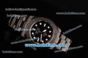 Rolex Pro-Hunter Military Submariner Asia 2813/Swiss ETA 2836/Clone Rolex 3130/Super Clone Rolex 3130 Automatic Full PVD with Black Dial - 1:1 Best Edition (BP)