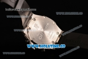 Audemars Piguet Royal Oak Offshore Miyota OS20 Quartz Steel Case with Black Dial and White Arabic Numeral Markers (EF)