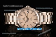 Omega Aqua Terra 150 M Co-Axial Clone Omega 8501 Automatic Steel Case/Bracelet with White Dial and Stick Markers (EF)