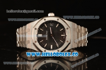 Audemars Piguet Royal Oak 41mm Clone AP 3120 All Steel Black Dial 15400ST.OO.1220ST.01