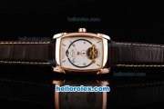 Parmigiani Kalpa XL Tourbillon Automatic Rose Gold Case with White Dial