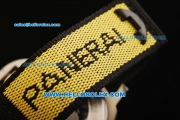 Panerai Pam 092 Luminor Arktos Automatic Movement Steel Case with Black Dial and Black Nylon Strap