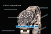 Rolex Sea-Dweller Swiss ETA 2836 Automatic Steel Case/Bracelet with White Dot Markers and Black Dial - 1:1 Original (NOOB)