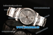 Rolex Air King Asia Automatic Full Steel with Silver Dial and White Stick Markers