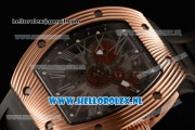 Richard Mille RM 018 Tourbillon Hommage a Boucheron Rose Gold Case 9015 Auto with Skeleton Dial and Black Rubber Strap