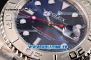Rolex Yacht-Master Swiss ETA 2836 Automatic Full Steel with White Markers and Blue Dial - 1:1 Original (J12)