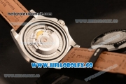 Breitling Colt II Swiss ETA 2824 Automatic Steel Case with Black Dial and Black Leather Strap (AAAF)