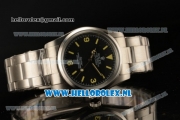 Rolex Explorer Cartier Asia Auto Steel Case with Black Dial and Steel Bracelet