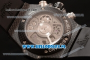 Hublot Big Bang Unico Chrono Swiss Valjoux 7750 Automatic PVD Case with Skeleton Dial and Black Rubber Strap - 1:1 Original