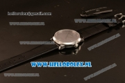 Girard Perregaux 1966 9015 Auto Steel Case with Grey Dial and Black Leather Strap