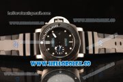 Panerai Luminor Submersible Black Bezel With Steel Case Automatic Rubber Strap Black Dial PAM00683