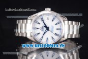 Omega Seamaster Aqua Terra 150M Clone 8500 Automatic Stainless Steel Case/Bracelet with White Dial and Stick Markers (EF)