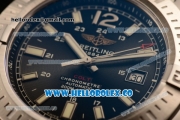 Breitling Colt Swiss ETA 2824 Automatic Steel Case/Bracelet with Black Dial and Stick Markers