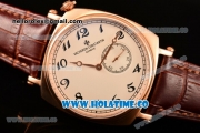 Vacheron Constantin Historiques American Asia Automatic Rose Gold Case with White Dial and Black Arabic Numeral Markers