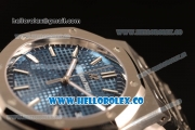 Audemars Piguet Royal Oak 41mm Clone AP 3120 All Steel Blue Dial 15400ST.OO.1220ST.03