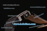 Cartier Santos 100 Swiss ETA 2824 Automatic Movement PVD Case with Black Dial and Black Strap