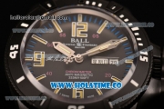 Ball Engineer Hydrocarbon Spacemaster Captain Poindexter Miyota 8205 Automatic PVD Case with Black Dial and Stick/Arabic Numeral Markers