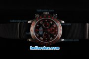 Rolex Daytona Quartz Movement PVD Case with Black Dial and White Numeral Markers Rolex Daytona Quartz Movement PVD Case with Black Dial and White Numeral Markers
