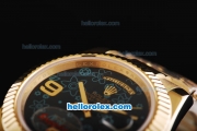 Rolex Day-Date II Automatic Movement Full Gold with Black Dial