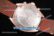 Tag Heuer Formula 1 Miyota Quartz Rose Gold Case with Stick Markers Brown Dial and Brown Nylon Strap