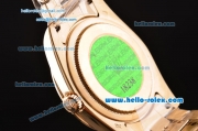 Rolex Masterpiece Swiss ETA 2836 Automatic Full Gold with Diamond Bezel and Diamond Dial