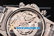 Rolex Daytona Chrono Swiss Valjoux 7750-SHG Automatic Full Steel with White Dial and Stick Markers - 1:1 Original (J12)