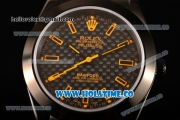 Rolex Milgauss Asia Automatic Full PVD with Yellow Stick Markers and Black Dial